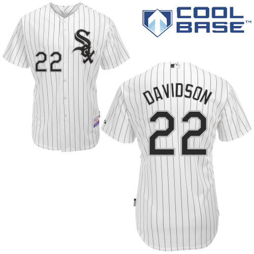 Matt Davidson #22 MLB Jersey-Chicago White Sox Men's Authentic Home White Cool Base Baseball Jersey